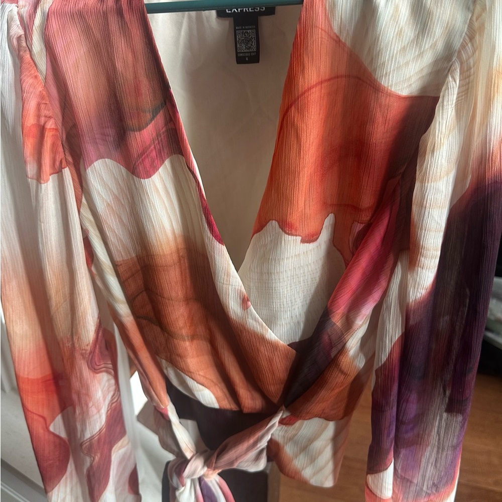 Express Multicolor Crop Top